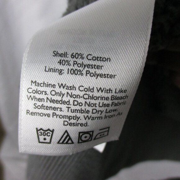 Eddie Bauer Men's Hoodie 2XL Faux Shearling Lined Full Zip Vintage Look Workwear - Picture 7 of 7